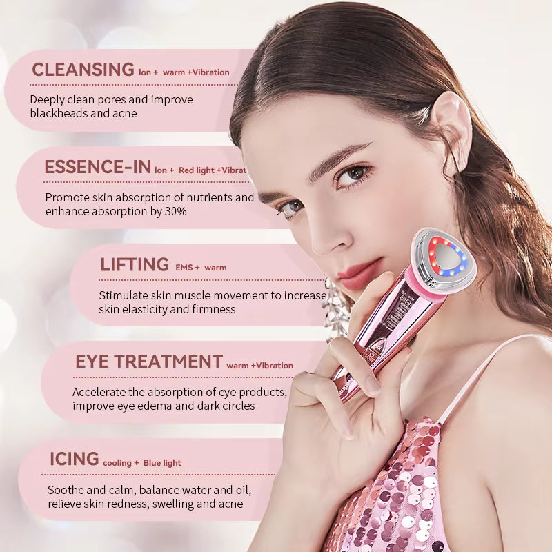 Portable Home Facial Massager & Skin Care Tool
