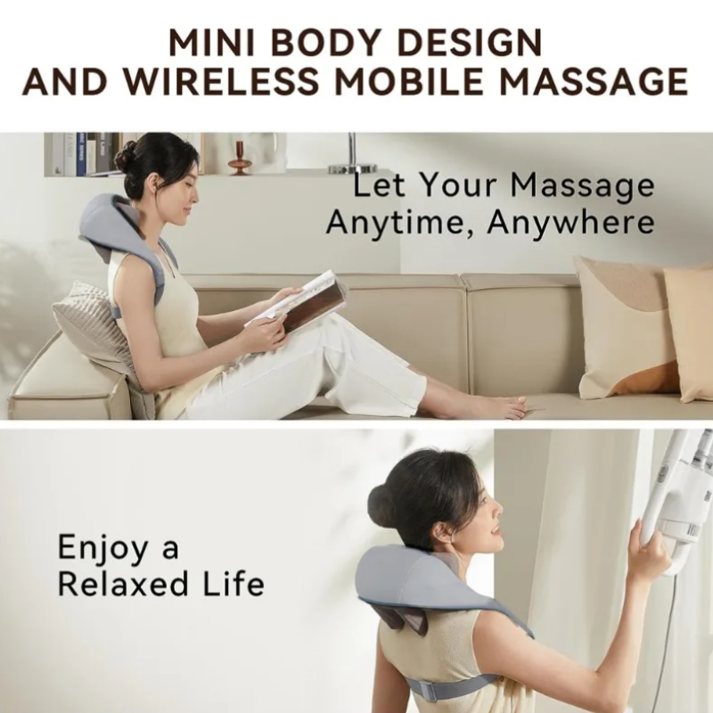 26W Brushless Motor Neck & Shoulder Massager