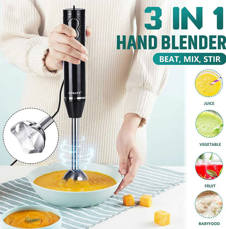 Mini Hand Portable Blender 3-in-1